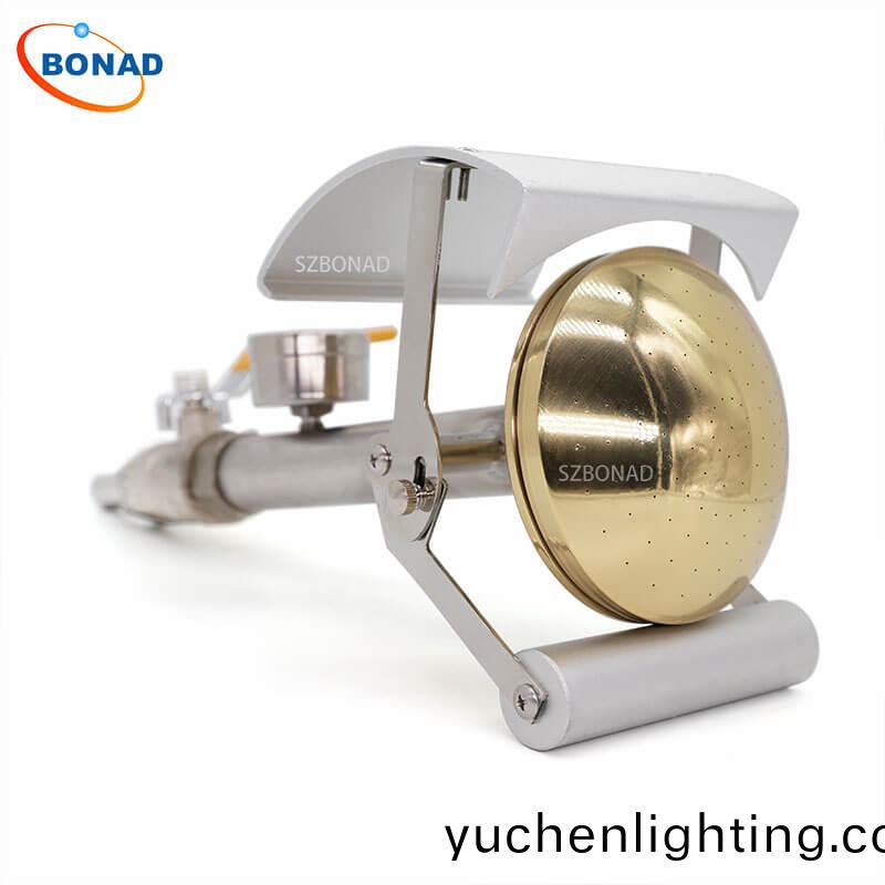 IEC 60529 IPX3/4 handheld brass water spray/splashing nozzle