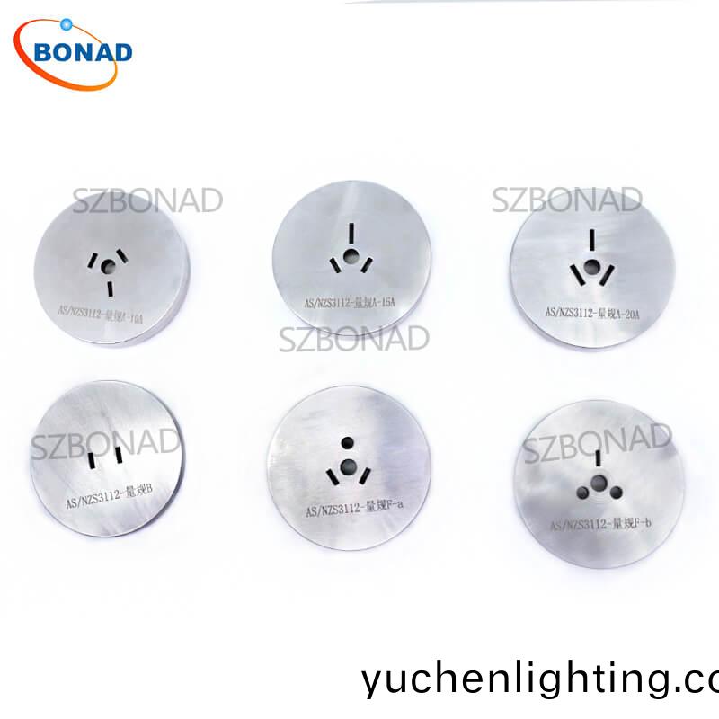 AS/NZS3112 / BS1363-2 / VDE0620 Australian New Zealand Plug Socket Gauge